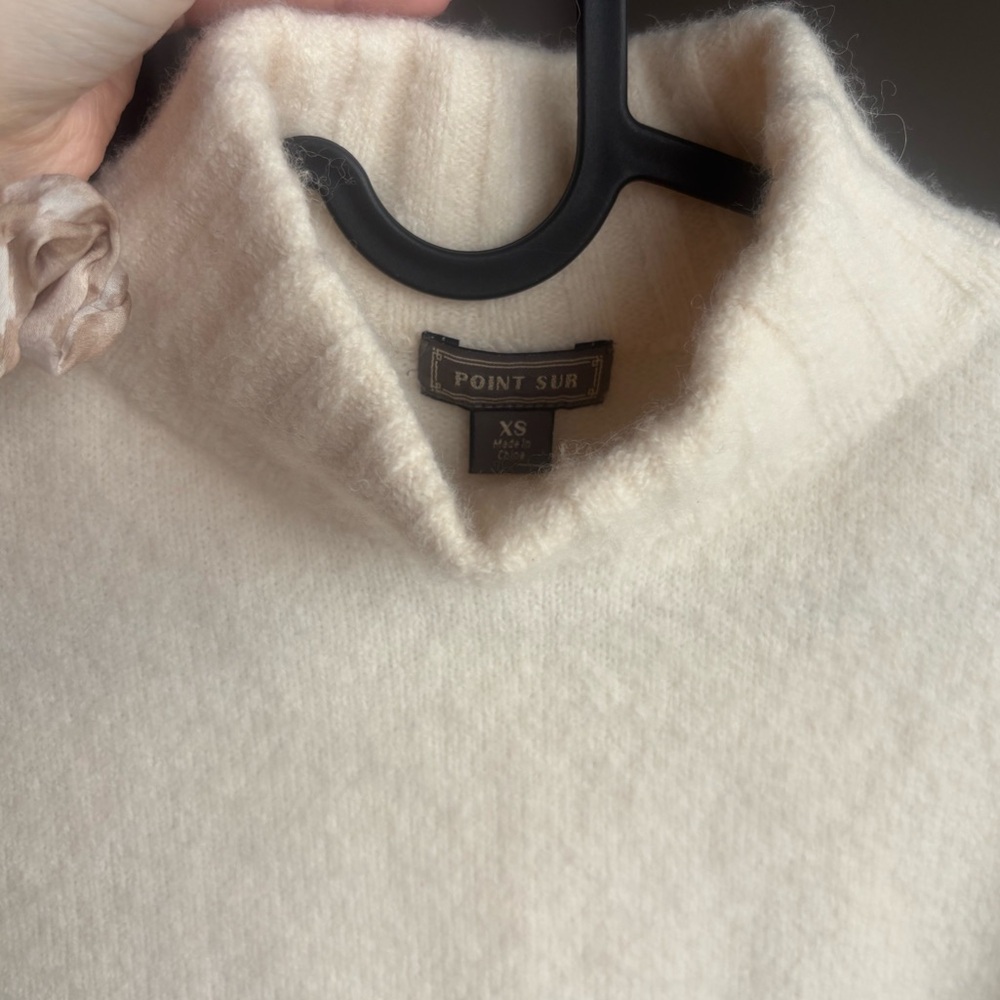 J. Crew Cream Turtleneck Sweater